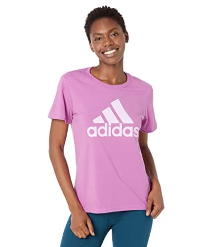 Image of adidas Women's Loungewear Essentials Logo Tee, Semi Pulse Lilac/Bliss Lilac, M