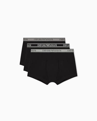 Image of Emporio Armani Men's CORE Logoband 3-Pack Trunk Black M