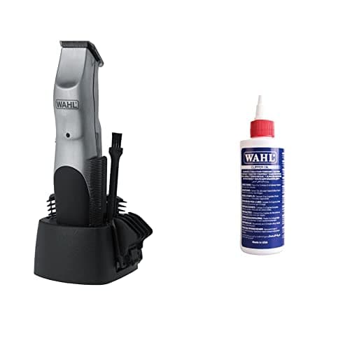 Image of Wahl Groomsman Cord/Cordless Stubble & Beard Trimmer & Clipper Oil, Blade Oil for Hair Clippers, Beard Trimmers and Shavers, Lubricating Oils for Clippers, Maintenance for Blades, 118.3 ml