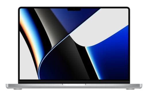 Image of 2021 Apple MacBook Pro with Apple M1 Chip (14-inch, 16GB RAM, 1TB SSD Storage) (QWERTY English) Silver (Renewed)