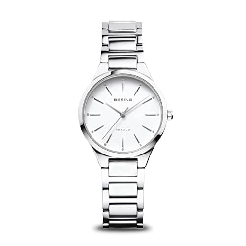 Image of BERING Women Analog Quartz Titanium Collection Watch with Titan Strap & Sapphire crystal 15630-704