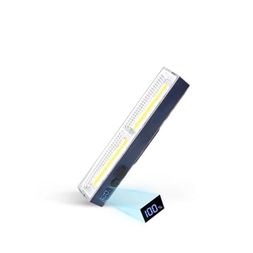 Image of Magnetic Work Light 4000 Lumens 2500mAh Rechargeable 20CM Bar, 216 LED Bulbs, IP6 Waterproof, Portable Lighting with Hook and Magnets, for Camping, DIY, Car Repair, Garage, and Workshop Tasks
