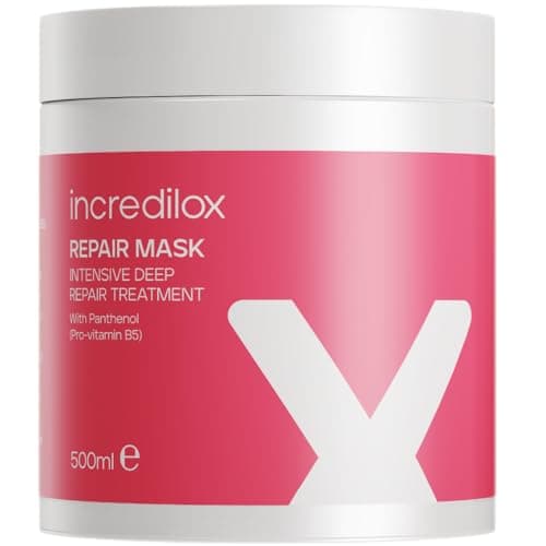 Image of Incredilox Intensive Deep Repair Hair Mask 500ml - Nourishing Treatment for Damaged Hair, Strengthening & Hydrating Conditioner for Dry, Brittle Hair