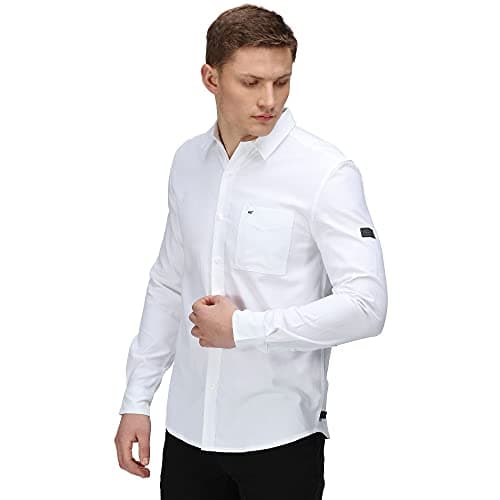 Image of Regatta Mens Darien Shirt White Oxford M