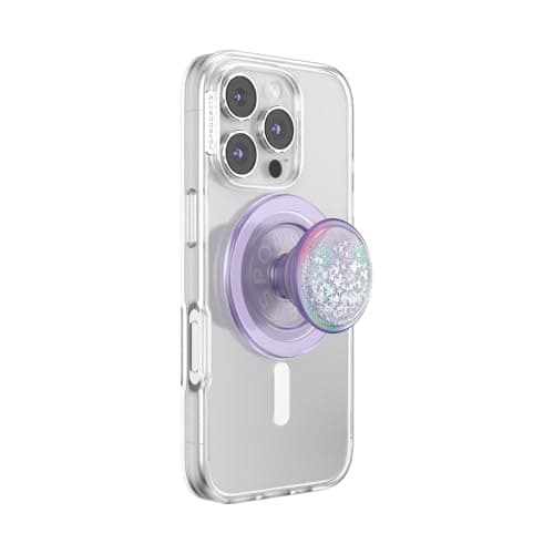 Image of PopSockets Phone Grip for MagSafe with Kickstand, Magnetic Stand, Swappable Top, Secure Hold for iPhone MagSafe Cases, Phone & Tablet Grip - Squishy Unicorn Magic