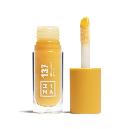 Image of 3INA MAKEUP - The Color Lip Oil 137 - Honey yellow Lip Gloss with 24h Hydration & Hyaluronic Acid - Lipstick & Lip Balm