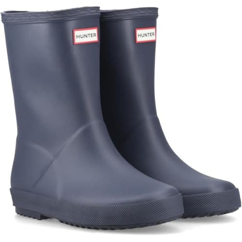 Image of Hunter Kids First Bt Undefined's Org Kids First Wellington Bt Ankle Boots (Navy, UK 6)