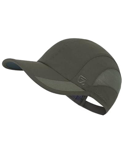 Image of GADIEMKENSD Quick Dry Baseball Cap Mens Womens Cooling Running Hat Summer Sun Hats Workout Accessories for Golf Hiking Gym Cycling Walking Outdoor Camping (Army Green, S-M)