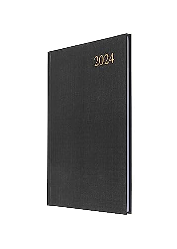 Image of Collins Debden Collins Essential A5 Diary Week to View Planner 2024 - Complete Planner 2024 Daily, Weekly, and Monthly View - (A5 Size, Black) (ESSA53.99-24)