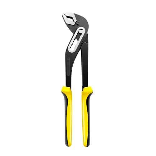 Image of Tech Traders ® 300MM 12" Plumbers Slim JAW WATERPUMP Pliers Pipe Wrench Grips Water Pump