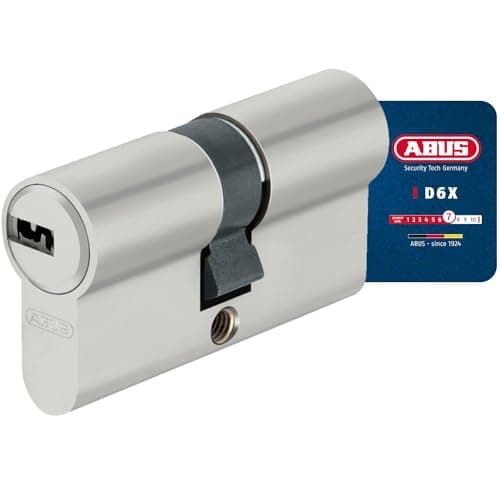 Image of ABUS Profile Cylinder Lock D6XNP 30/35 B/SB with Keycard and 5 Keys, 482984