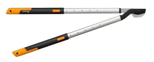 Image of Fiskars SmartFit Loppers Bypass L86, Non-stick coating blade, Cutting diameter: 5 cm, Hardened steel, Handle length: 66-90 cm, Black/Orange, 1013564