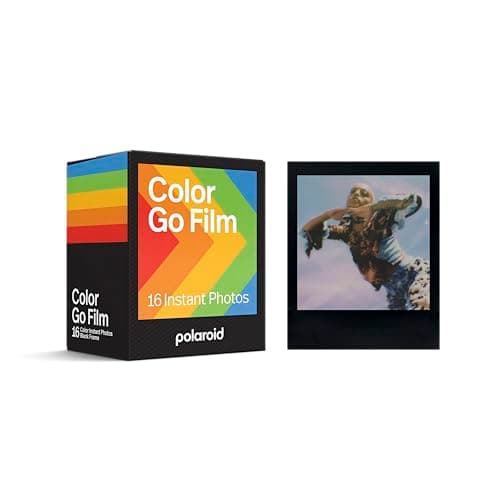 Image of Polaroid 6211 Color film for Go - double pack - black frame, 16 FIlms, Packaging May Vary