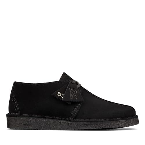 Image of Clarks Desert Trek Suede Mens Black Boots-UK 10 / EU 44.5