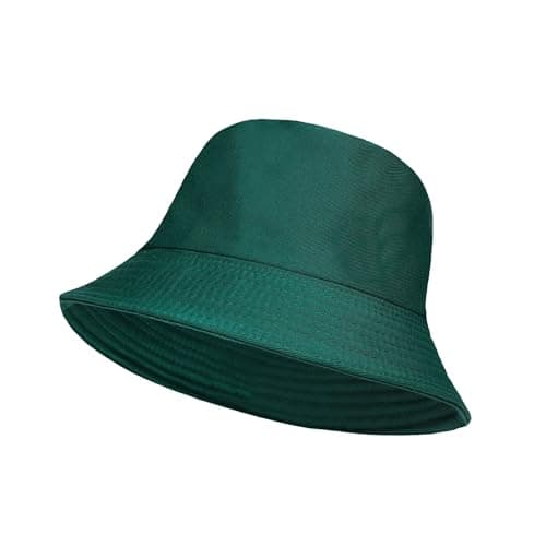 Image of Molten Creek® Plain Cotton Bucket Hats, Lightweight and Comfortable, One Size Fits All, Versatile, Summer Protection and Beach Hats for Men and Women (Cotton, Bottle Green)