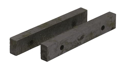 Image of Eclipse Professional Tools EMV-5JPS Pair of Jaw Plates & Screws for 5" Mechanics Vice, Black