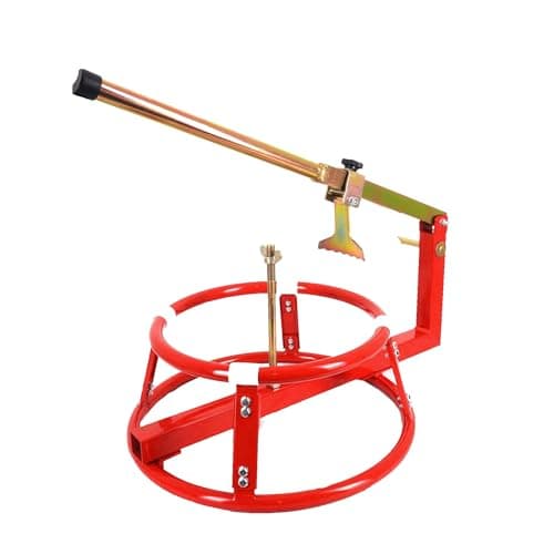 Image of BIKETEK Portable Motorcycle Tyre Changer Bead Breaker Manual Workshop Home DIY Mechanic