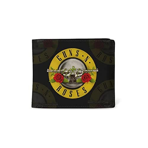 Image of Rocksax Guns N' Roses Wallet - Logo - 13cm x 12cm x 2cm - Officially Liecensed Merchandise