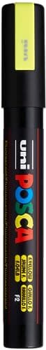 Image of Uni Pc-5M Posca Marker Fluorescent Yellow