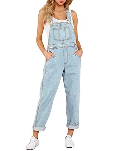 Image of Vetinee Jumpsuits for Women Womens Dungarees Uk Azure Glow Size Small Fits UK Size 8 - UK Size 10