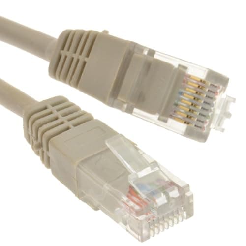 Image of kenable Grey Network Ethernet RJ45 Cat-5E UTP PATCH LAN COPPER Cable Lead 10m [10 metres]