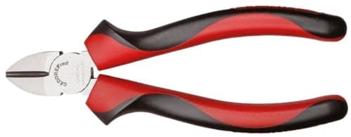 Image of GEDORE Red Side Cutters 160 mm/Slim Head Shape/Induction-Hardened/Long Cutting Edges/Dual-Component Handle/Hand-Gentle Power Transmission