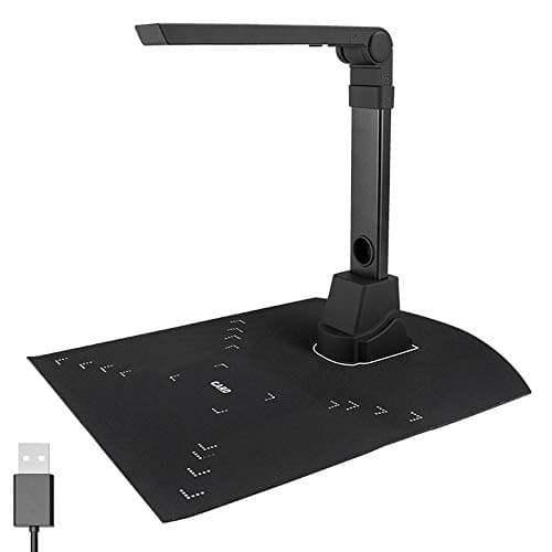 Image of Visualiser For Teaching Scanner Document Camera Usb 10MP HD A3 & A4 Large Format Scanners For Laptops PC Portable Doc Cam Photo Online Training With OCR, Scan Snap,Multiple Page Auto Scanning,LED ect