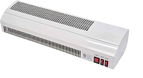 Image of Devola Over Door Electric Heater 3kW Air Curtain | Open Window Detection | Ceiling Suspension, Wall-Mounted or Splicing | 2 Heating Settings (1.5kW & 3kW), Indoor Fan Heater & Cooler, White DVSH3000WH