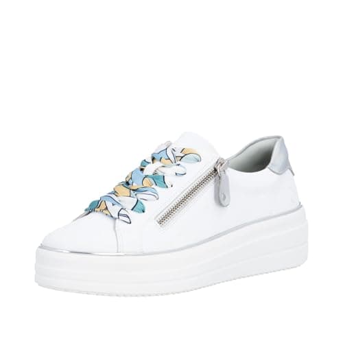 Image of Rieker D1c06, Women's Low Trainers, White, 38 EU