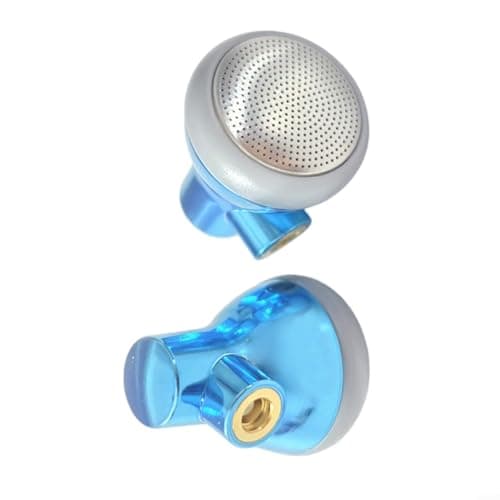 Image of HomeVortex Wired Flat Head Earphones with MMCX Cable, 14.2mm Driver HiFi Sound, Silver Plated Oxygen-Free Copper Wire, 3.5mm Jack with Mic for Sleep Travel for PODCASTS,(heads)