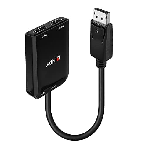 Image of LINDY DisplayPort to 2 Port HDMI MST Hub