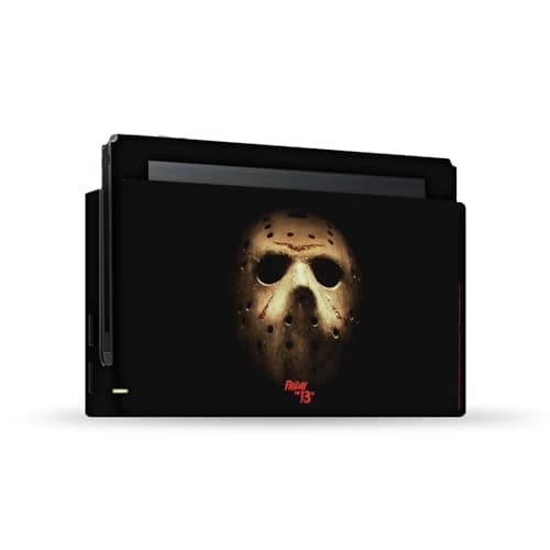 Image of Head Case Designs Officially Licensed Friday the 13th 2009 Jason Voorhees Poster Graphics Vinyl Sticker Gaming Skin Decal Cover Compatible With Nintendo Switch Console & Dock