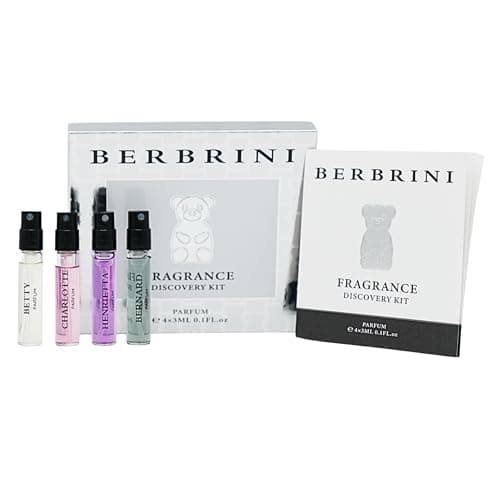 Image of Berbrini Fragrance Discovery Kit Perfume Gift Set, Unisex, 4 x 3 ml | Long Lasting Perfume for Women and Men