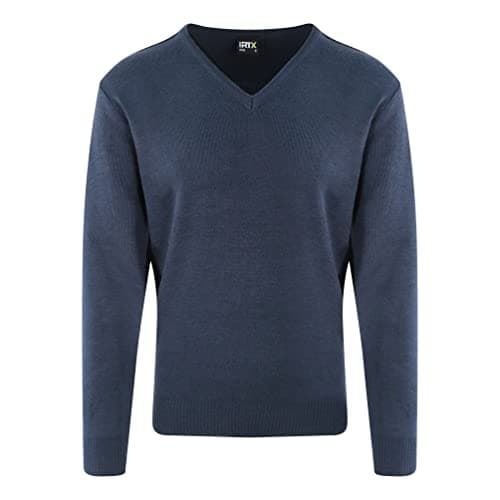 Image of PRORTX RX200 Unisex Acrylic V-Neck Sweater - Navy - 5XL