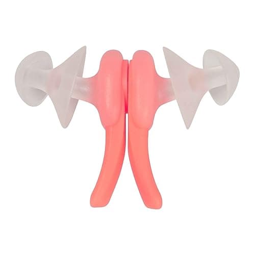 Image of Speedo Unisex-Adult Biofuse Earplugs | Ergonomic Design | Ear Protections | Leak Free, Clear/Fluro Tangerine, One Size