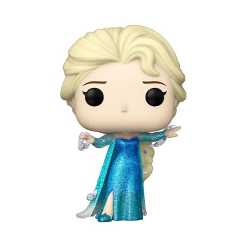 Image of Funko Pop! Disney: D100 - Elsa (DGLT) (Exc), Collectible Action Vinyl Figure - 68942