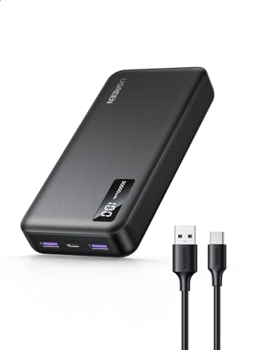 Image of UGREEN Nexode 20000mAh Power Bank Fast Charging, PD 20W & QC 22.5W 3-Port Mobile Phone Portable Charger, USB C Battery Pack Compatible with iPhone Air/17/16, Galaxy S25/S24, iPad Pro, AirPods