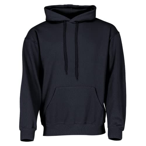 Image of Fruit of the Loom Men's Classic Hooded Sweatshirt, Deep Navy, L UK