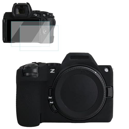 Image of VOVMOEYA Camera Case for Nikon Z5II with 2 Screen Protectors, Z5 II Silicone Case, Soft Protective Lightweight, Precise Fit