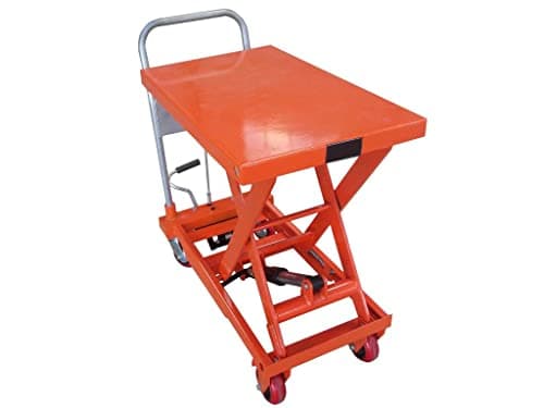 Image of Hydraulic Scissor Lift Table 500KG (Mobile Platform Cart Trolley Lifting Heavy Duty Workshop)