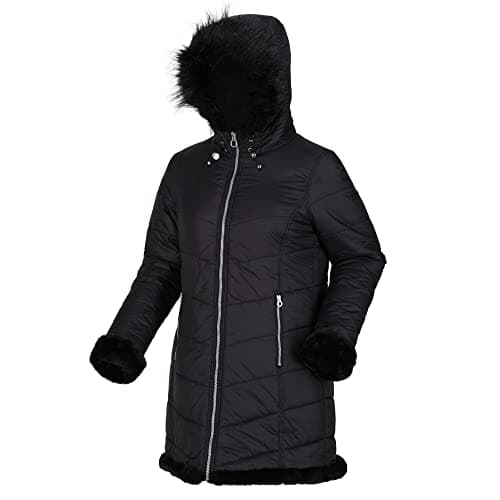 Image of Regatta Womens/Ladies Charlize Insulated Parka (12 UK) (Black)