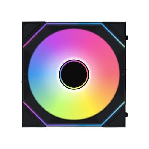 Image of Lian Li UNI SL INF Wireless Addressable RGB PWM Case Fan with Daisy Chain Design, Triple Lighting Zones, 2.4GHz Wireless Control, High Airflow and Static Pressure, 140mm - Black