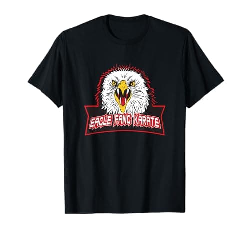 Image of Cobra Kai Eagle Fang Logo TV Show T-Shirt