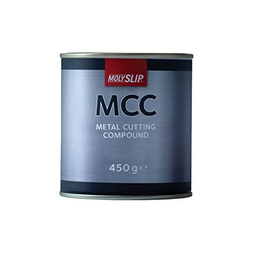 Image of MOLYSLIP - MCC | Metal Cutting Compound | Withstands Extreme Pressure | Reduce Heat and Friction on Metal Tools | Maximise Tool Life | Soft Paste for Brush or Dip Application | 450g
