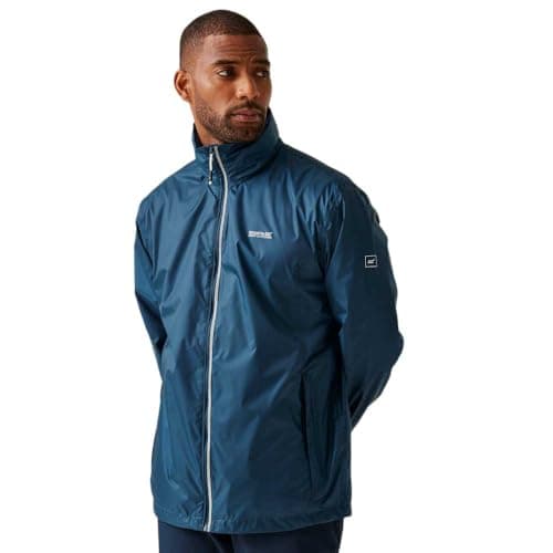 Image of Regatta Mens Lyle IV Waterproof Packaway Jacket Lightweight Breathable Walking Raincoat