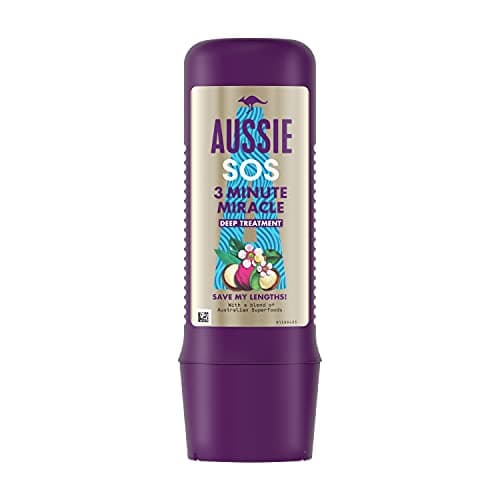 Image of Aussie Save My Lengths! 3 Minute Miracle Deep Hair Conditioner with A Blend of Australian Superfoods, 225ml