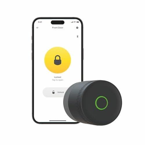 Image of Yale Linus Smart Lock L2 Lite – Black – 05/109100/MB-UK | Smart Door Lock for Front Doors | Keyless Entry | App Controlled | Easy Installation | Digital Keys | Real-Time Activity | Yale Home app