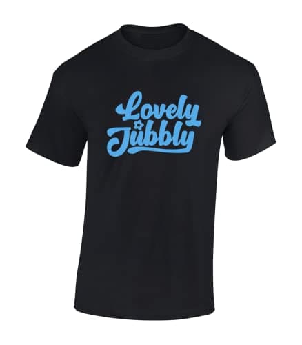 Image of Crown Designs Lovely Jubbly Cool Premium Quality Regular Fit T-Shirt Top for Men and Teens - Black/M