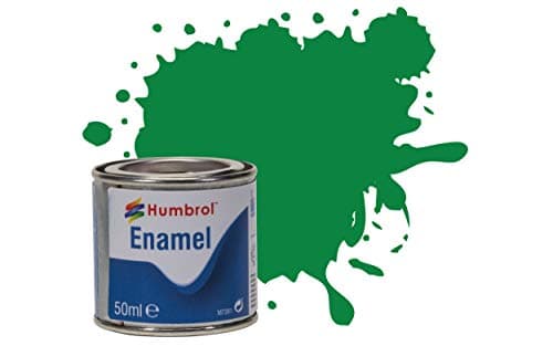 Image of Humbrol Model Paint - AQ0002 No 2 Emerald - Gloss Tinlet No 2 (50ml), Enamel Paints for Models, Plastic, Metal, Wood, Glass, Ceramics and More, Enamel Touch Up Paint - Hobby Paint Tin for Craft Kits