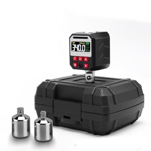 Image of BildeeMait Digital Torque Wrench Adapter 1/2 Inch Drive, 17-340 Nm, with LCD Screen, 9 Preset Modes and 500 Data Storage for Professional Tools(17-340nm 17-340nm)
